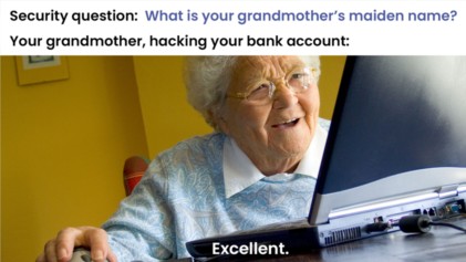 Security question - grandmother